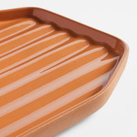 Vice Versa Small Tray in Terracotta - Angle 5