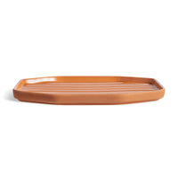 Vice Versa Small Tray in Terracotta - Angle 8