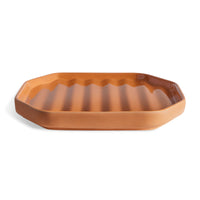 Vice Versa Small Tray in Terracotta - Angle 9
