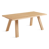 A Walk in the Park Dining Table in White Oak - Angle 4