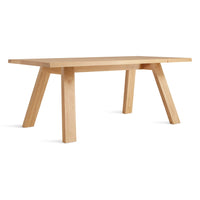 A Walk in the Park Dining Table in White Oak - Angle 3