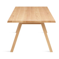 A Walk in the Park Dining Table in White Oak - Angle 6
