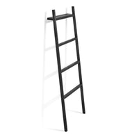 Woodsy Storage Ladder in Black-Stained Acacia - Angle 4
