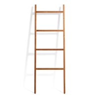 Woodsy Storage Ladder in Acacia - Angle 1