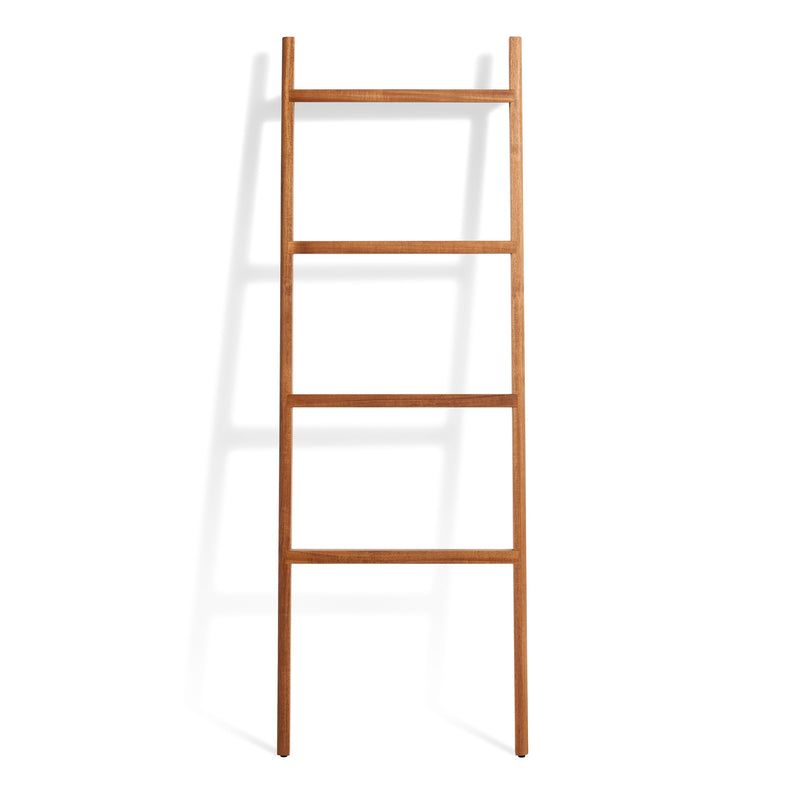 Woodsy Storage Ladder in Acacia - Angle 1