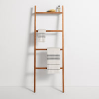 Woodsy Storage Ladder in Acacia - Angle 7