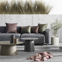 9 Yard Outdoor Modular Chair in Sunbrella Linen - Angle 7