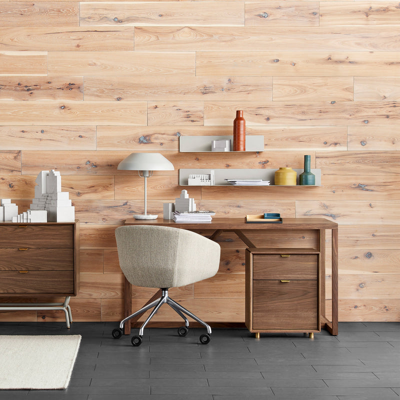 Dang File Pedestal in Walnut - Angle 2