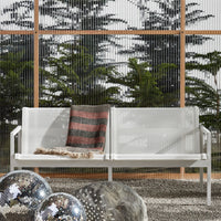 Skiff Outdoor 2 Seat Sofa in Carbon - Angle 8