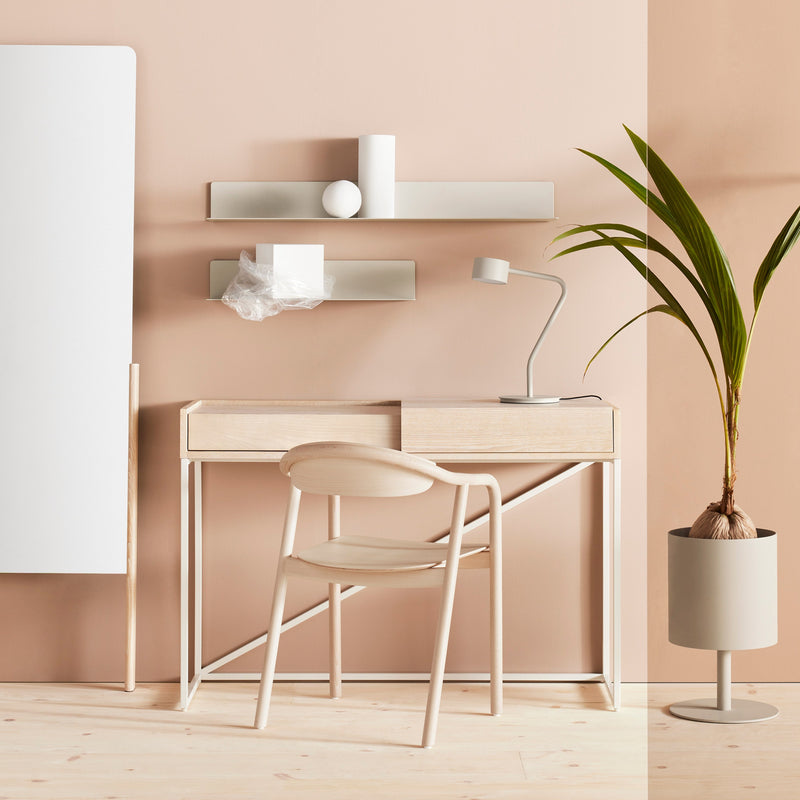Welf Small Wall Shelf in White - Angle 2