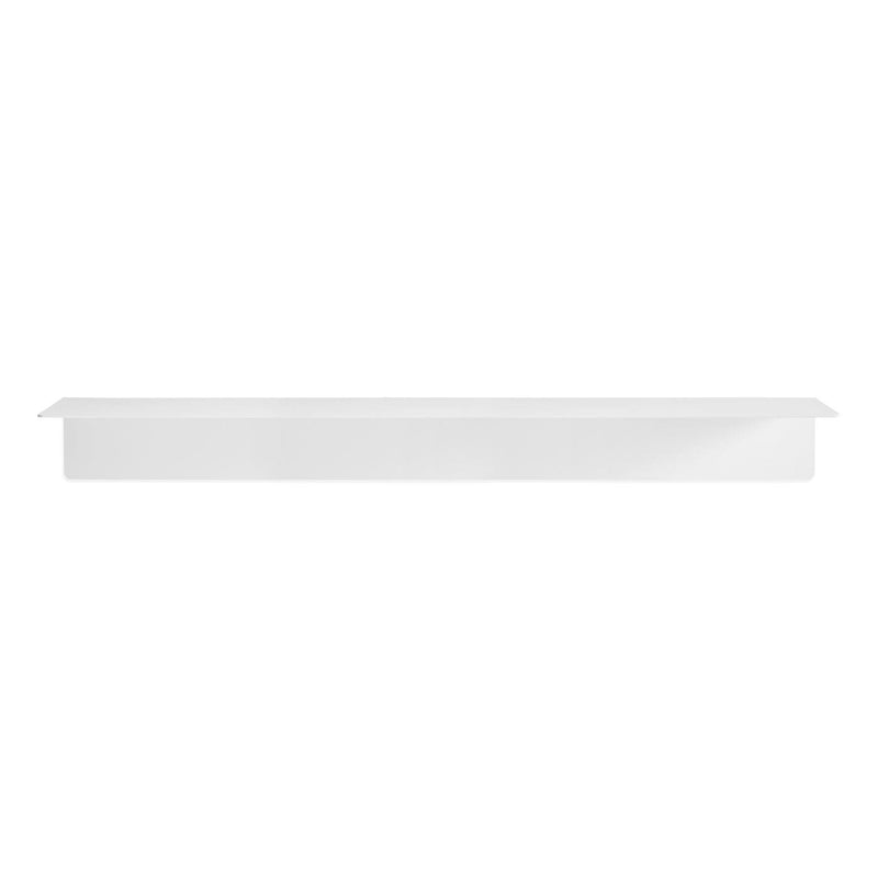 Welf Large Wall Shelf in White - Angle 2