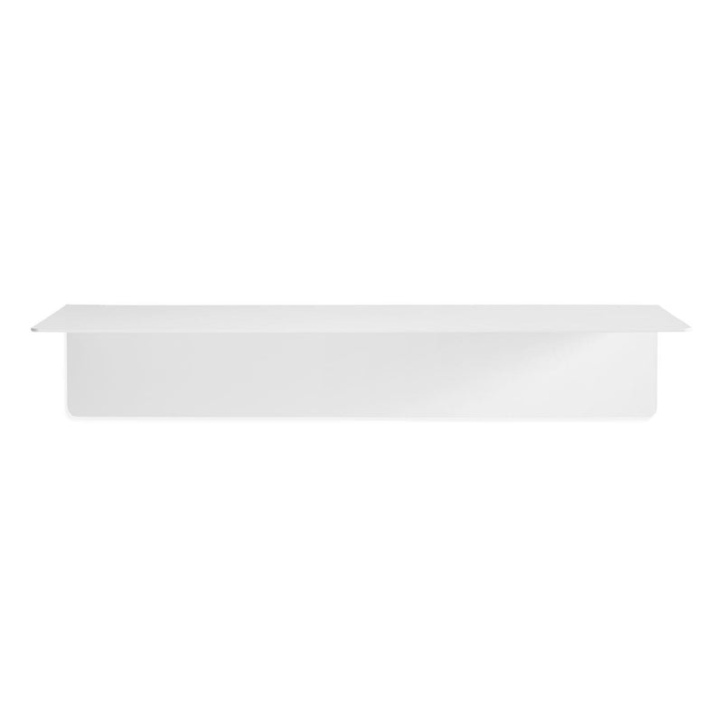 Welf Small Wall Shelf in White - Angle 2
