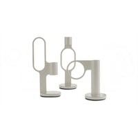 Who Goes There? Candle Holder Shape 3 in Putty - Angle 6
