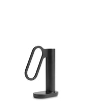 Who Goes There? Candle Holder Shape 1 in Black - Angle 3