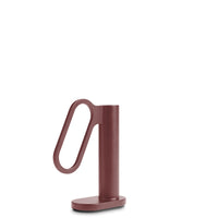 Who Goes There? Candle Holder Shape 1 in Oxblood - Angle 3
