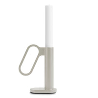 Who Goes There? Candle Holder Shape 1 in Putty - Angle 1