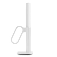 Who Goes There? Candle Holder Shape 1 in White - Angle 1