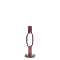 Who Goes There? Candle Holder Shape 2 in Oxblood - Angle 3