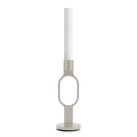 Who Goes There? Candle Holder Shape 2 in Putty - Angle 1