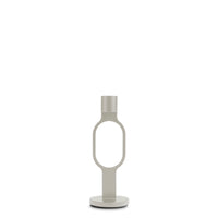 Who Goes There? Candle Holder Shape 2 in Putty - Angle 2
