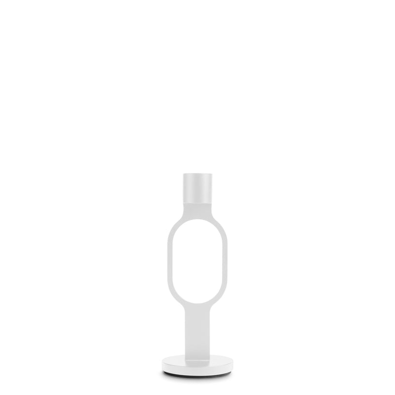 Who Goes There? Candle Holder Shape 2 in White