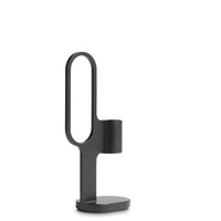 Who Goes There? Candle Holder Shape 3 in Black - Angle 3