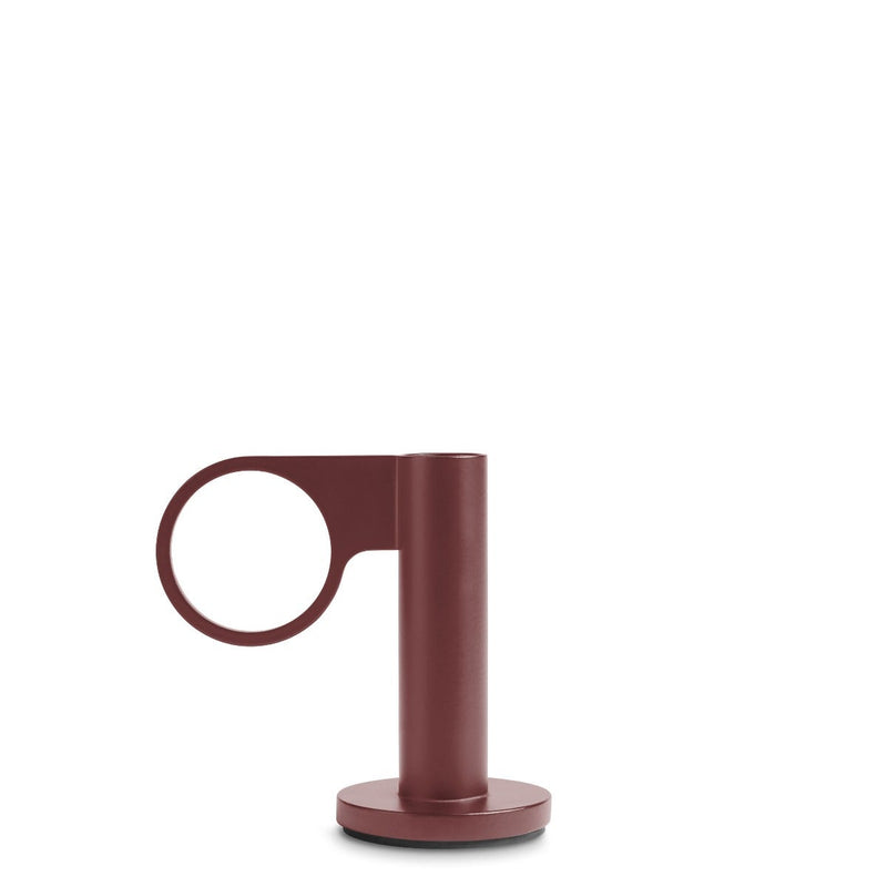 Who Goes There? Candle Holder Shape 4 in Oxblood