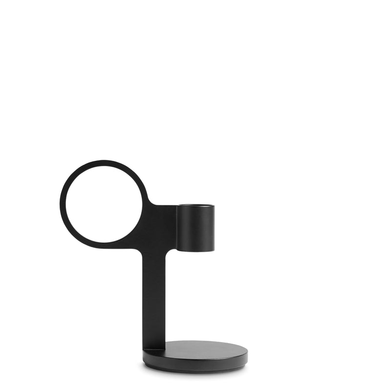 Who Goes There? Candle Holder Shape 5 in Black