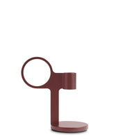 Who Goes There? Candle Holder Shape 5 in Oxblood - Angle 2