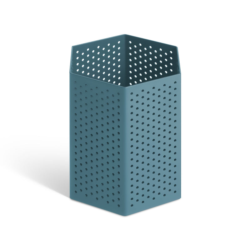 Wink Small Lantern in Marine Blue - Angle 2