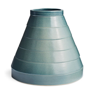 Wonk Vase Shape 3 in Ocean - Angle 1