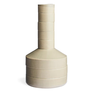 Wonk Vase Shape 4 in Putty - Angle 1
