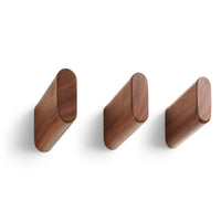 Wook Wall Hook in Walnut - Angle 3