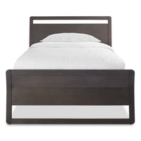 Woodrow Bed in Smoke - Angle 6