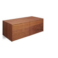 Wonder Wall 2.0 2 Door Cabinet in Walnut - Angle 5