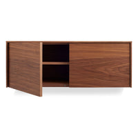 Wonder Wall 2.0 2 Door Cabinet in Walnut - Angle 2