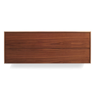 Wonder Wall 2.0 2 Drawer Cabinet in Walnut - Angle 1