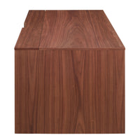 Wonder Wall 2.0 Desk in Walnut - Angle 9