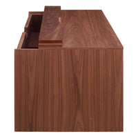 Wonder Wall 2.0 Desk in Walnut - Angle 10