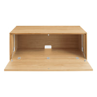Wonder Wall 2.0 1 Door Cabinet en White Oak - ángulo 3