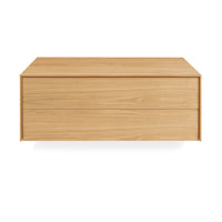 Wonder Wall 2.0 2 Drawer Cabinet in White Oak - Angle 5