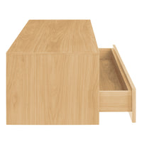 Wonder Wall 2.0 2 Drawer Cabinet in White Oak - Angle 12