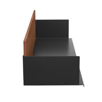 Wonder Wall 2.0 Shelf in Walnut / Oblivion - Angle 6