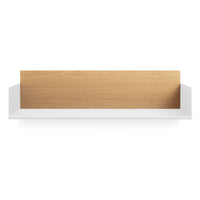 Wonder Wall 2.0 Shelf in White Oak / White - Angle 1