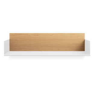 Wonder Wall 2.0 Shelf in White Oak / White - Angle 1