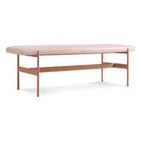 Daybench in Blush Leather - Angle 3