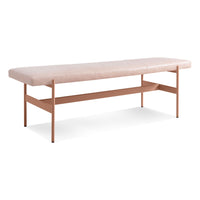 Daybench in Blush Leather - Angle 4