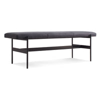 Daybench in Ink Leather - Angle 3