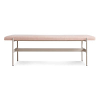 Daybench in Blush Leather / Putty - Angle 1