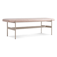 Daybench in Blush Leather / Putty - Angle 3
